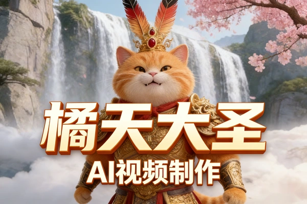 橘天大圣ai视频制作教学刷爆各大平台