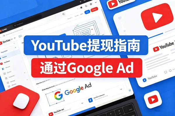 YouTube提现指南 手把手教你通过Google Ad