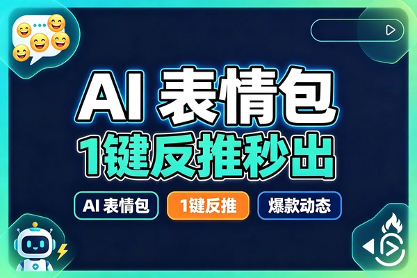 AI爆款表情包反推提示词动态技巧